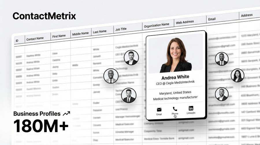 Email List Data Cards