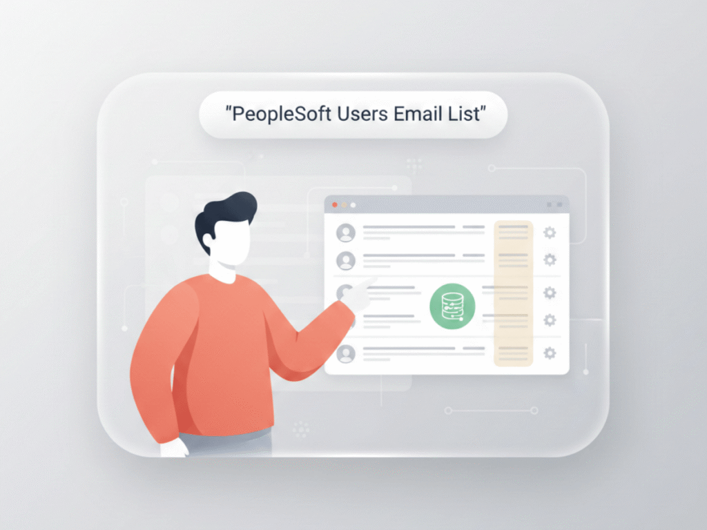 PeopleSoft Users Email List