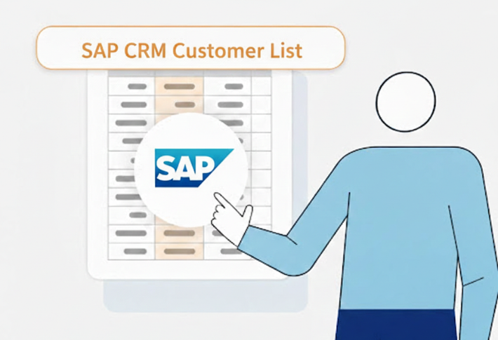 SAP CRM Customers List