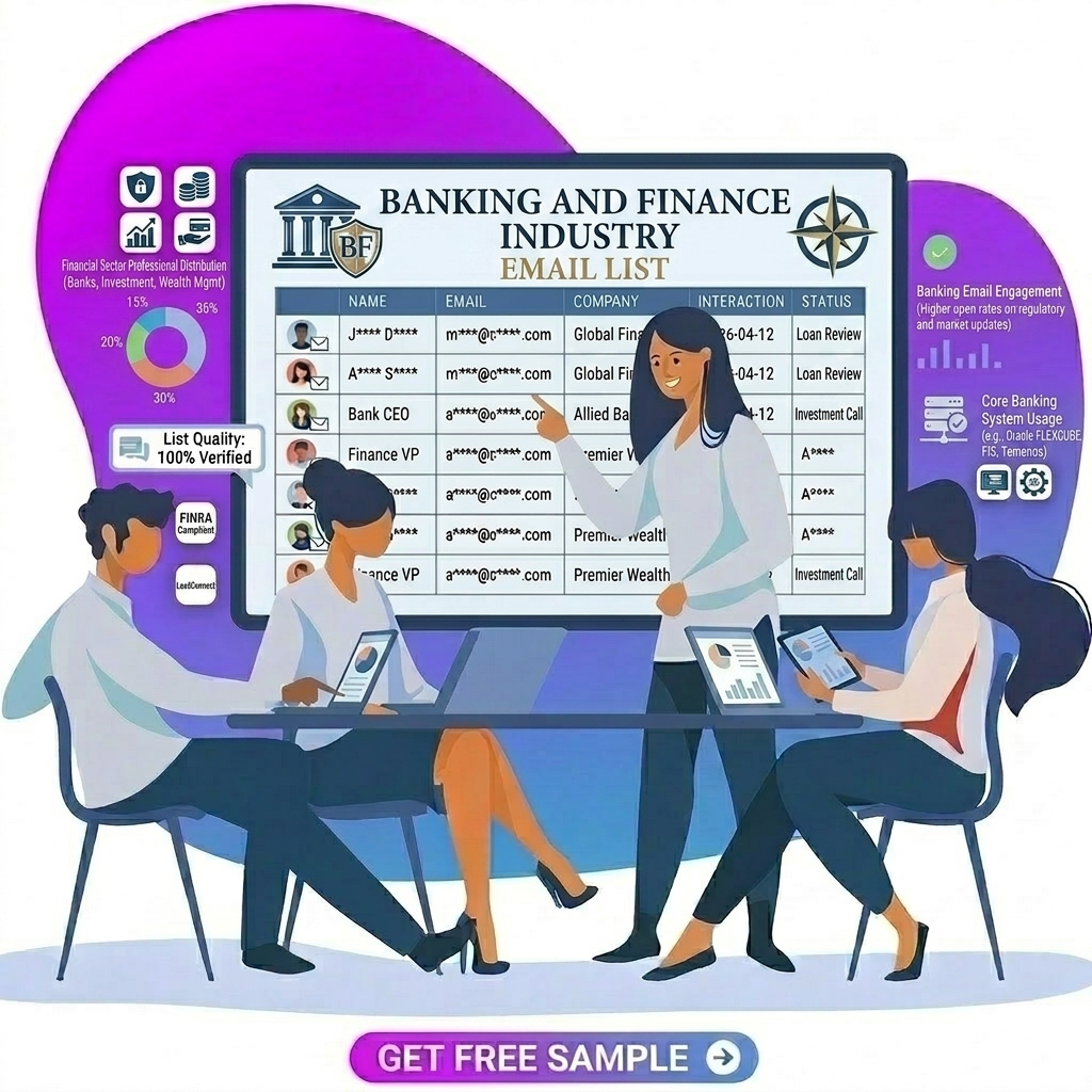 Banking and Finance Industry Email List