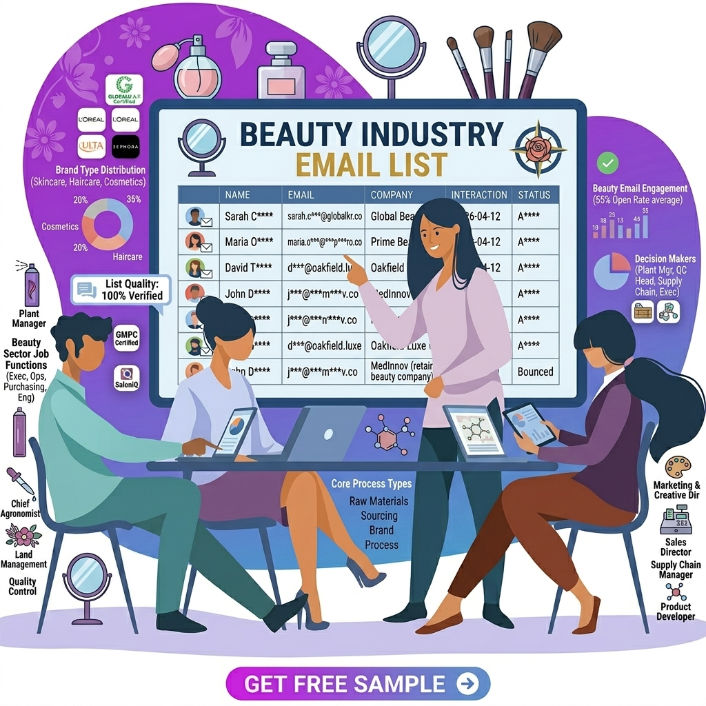Beauty Industry Email List