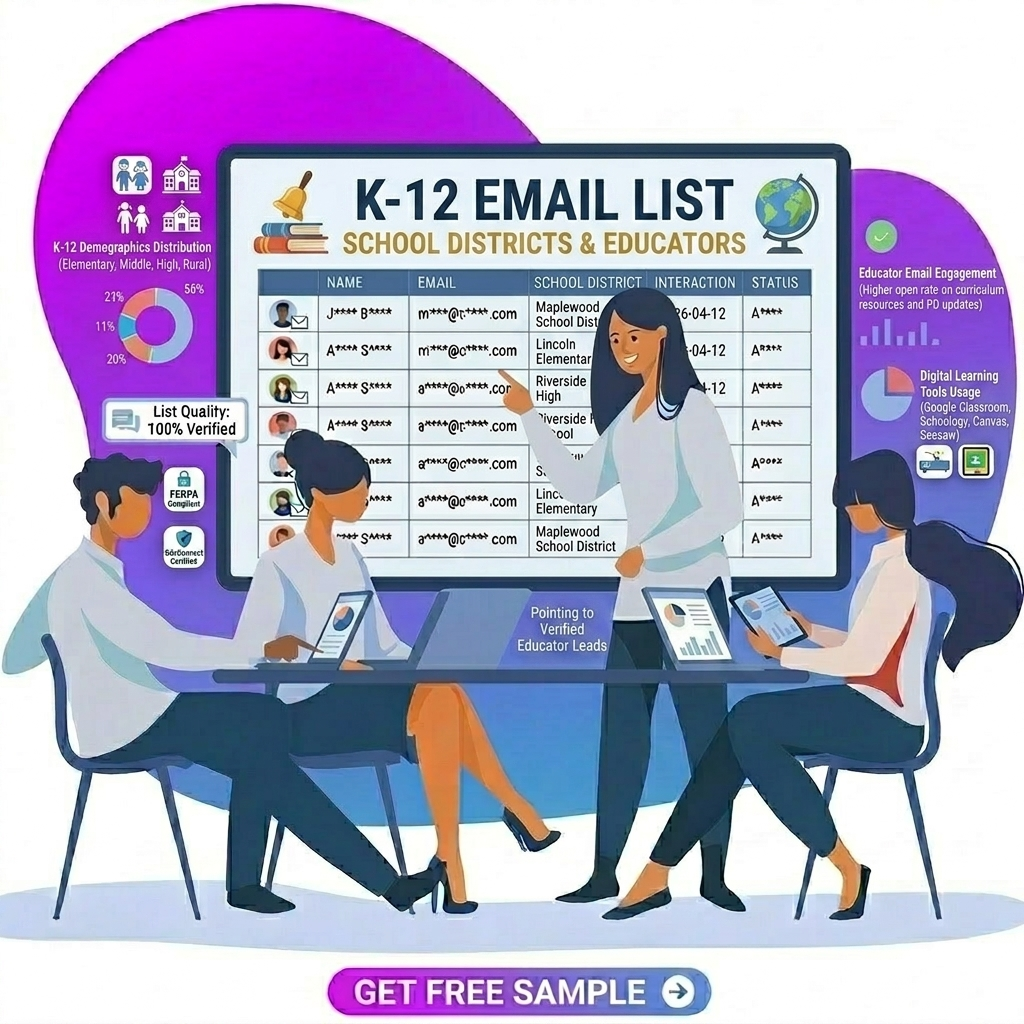 K-12 Email List