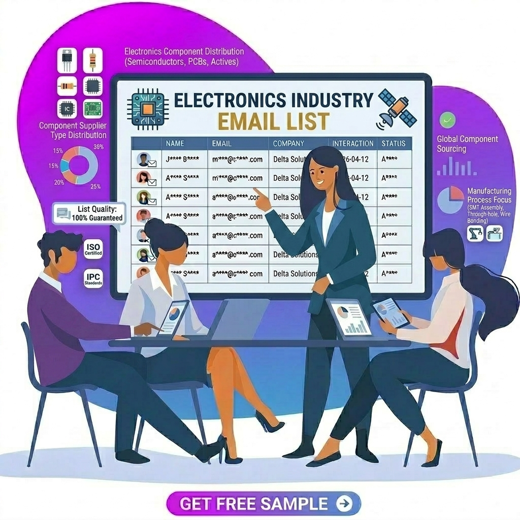 Electronics Industry Email List
