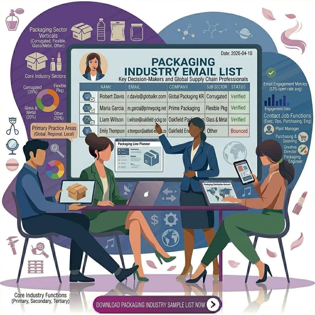 Packaging Industry Email List