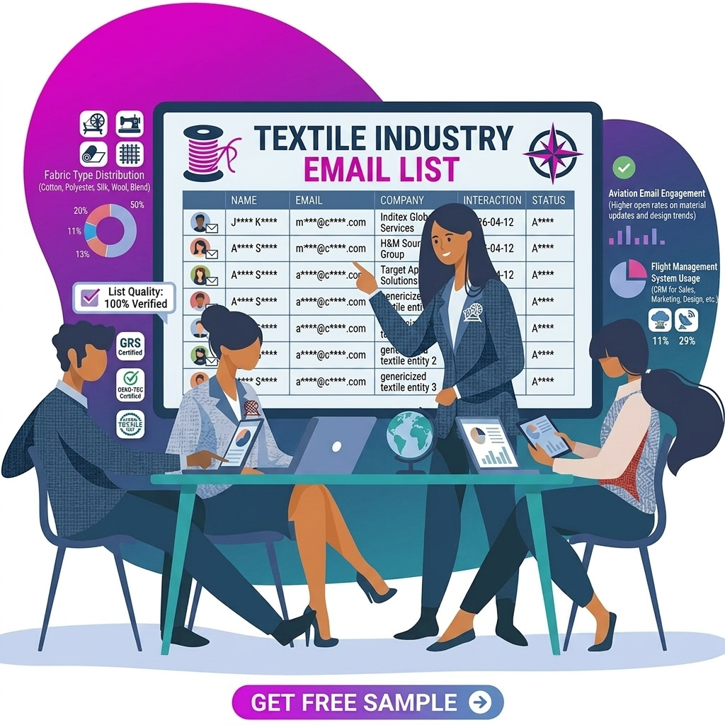 Textile Industry Email List