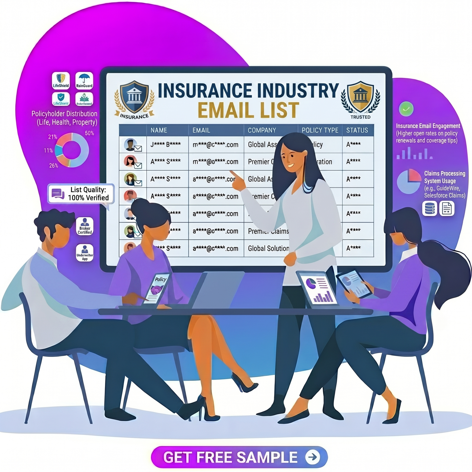 Insurance Industry Email List