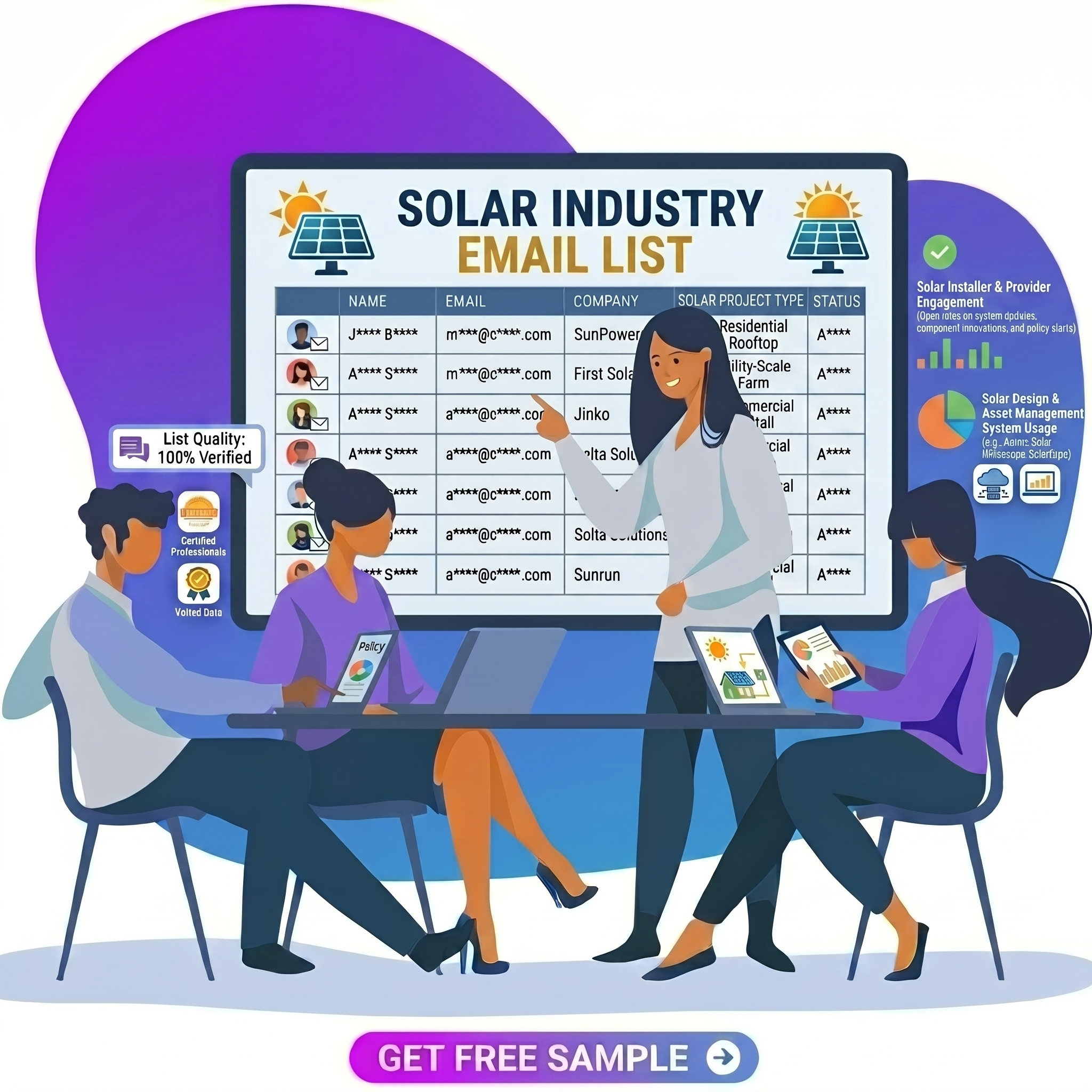 Solar Industry Email List