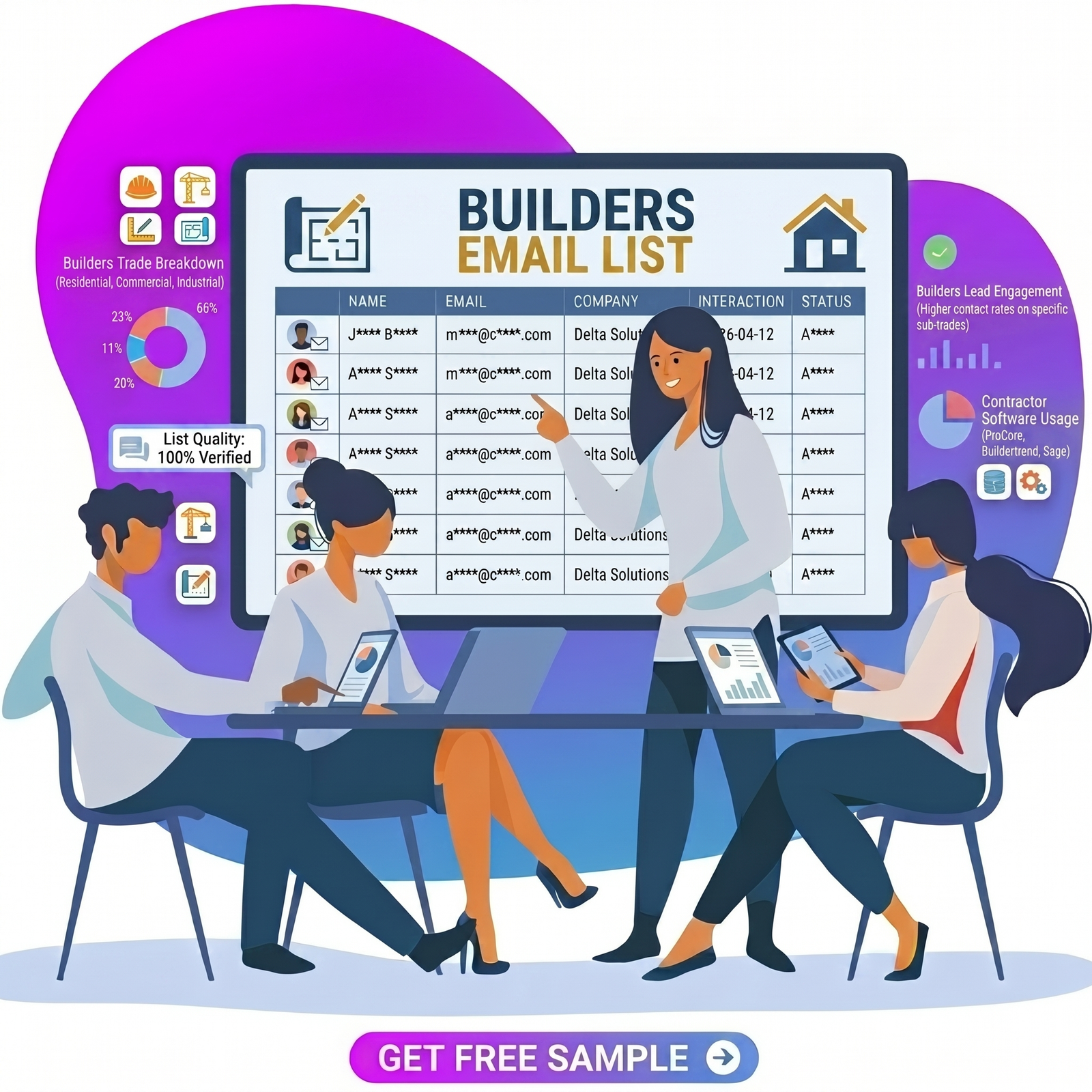 Builders Email List