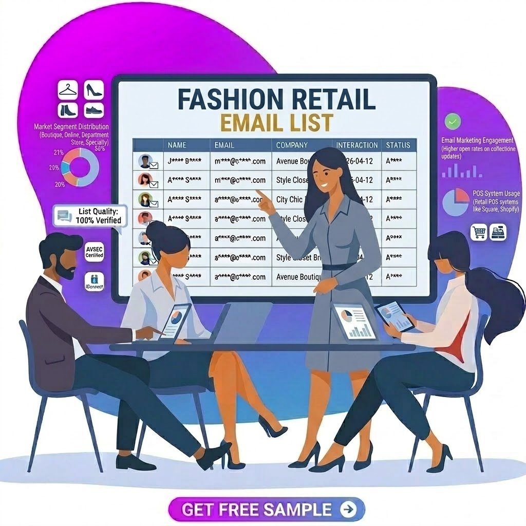 Fashion Retail Email List