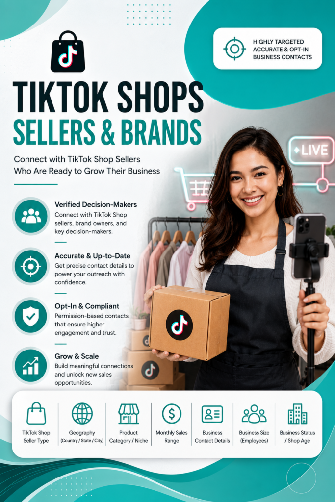 Tiktok Shop Email List