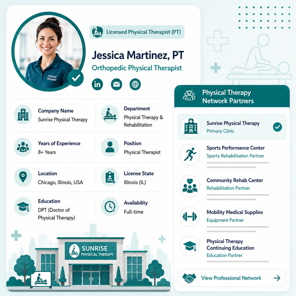 Physical Therapy Clinics Email List