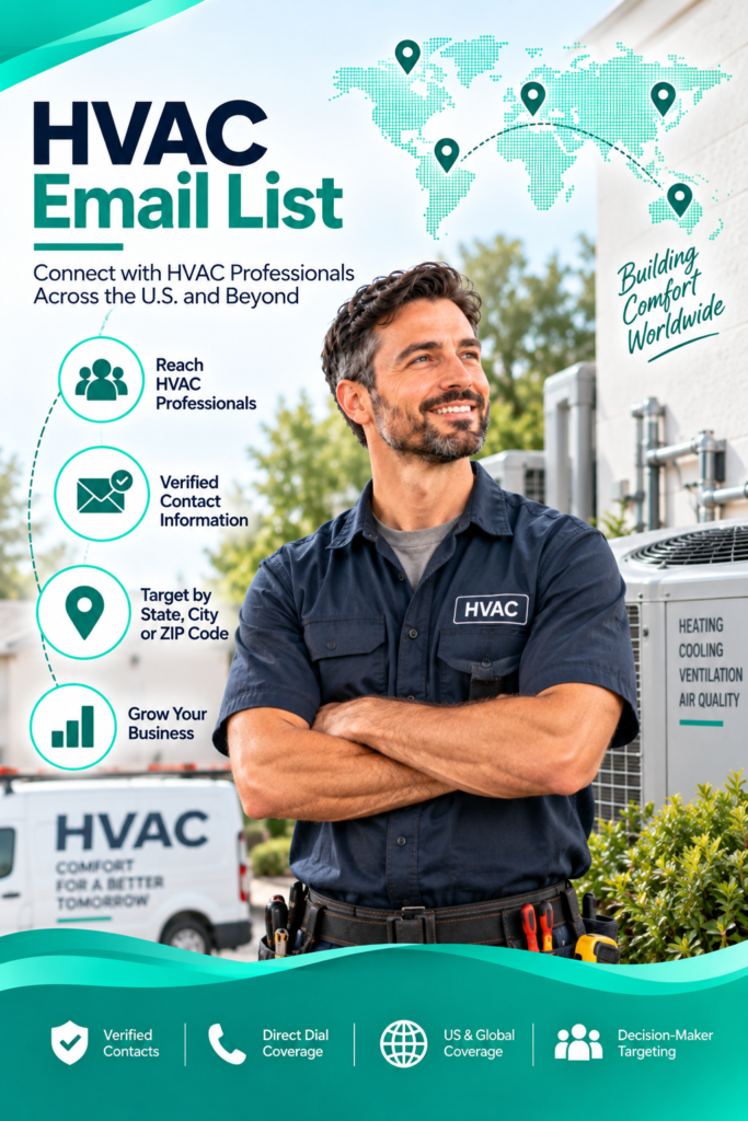 HVAC Contractors Email List