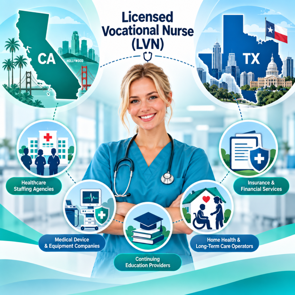 Licensed Vocational Nurses Email List