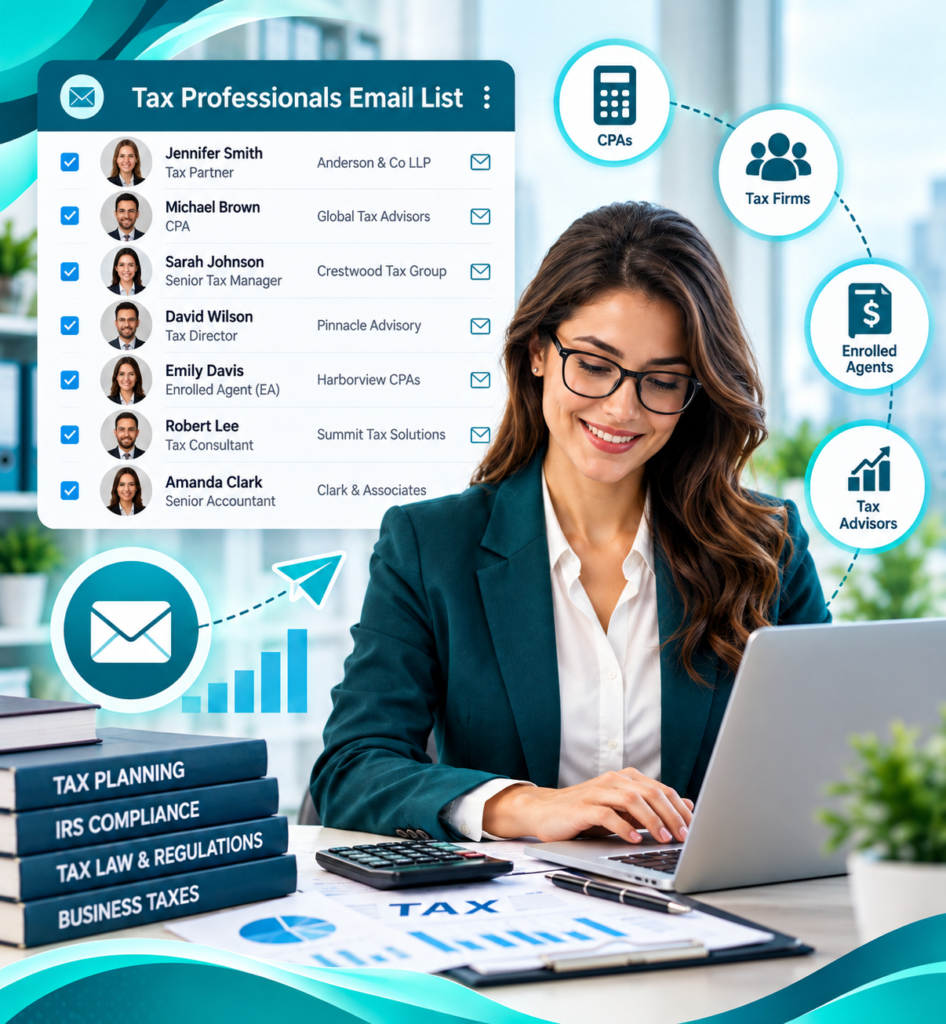 Tax Professionals Email List
