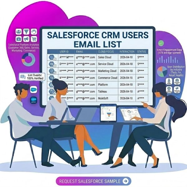 Salesforce CRM Users Email List 