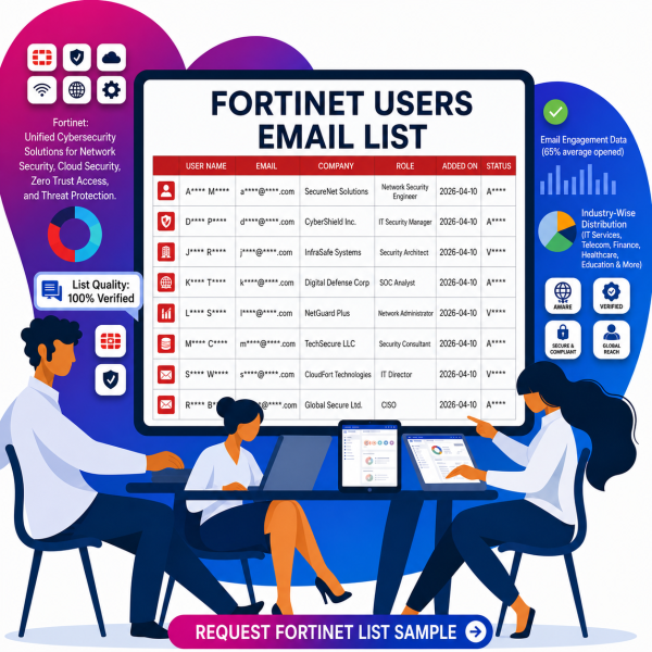 Fortinet Users Email List​
