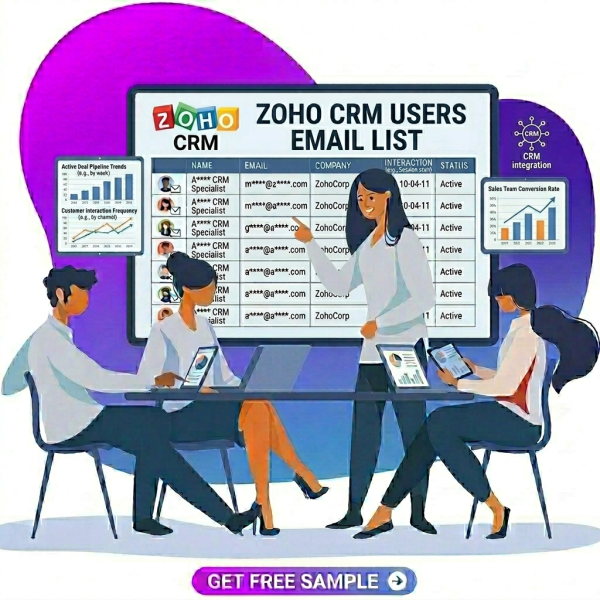 Zoho CRM Users Email List