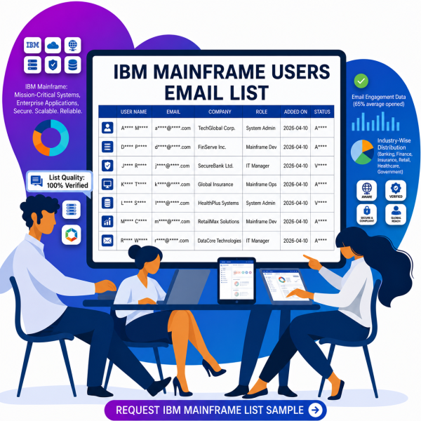 IBM Mainframe Users Email List​