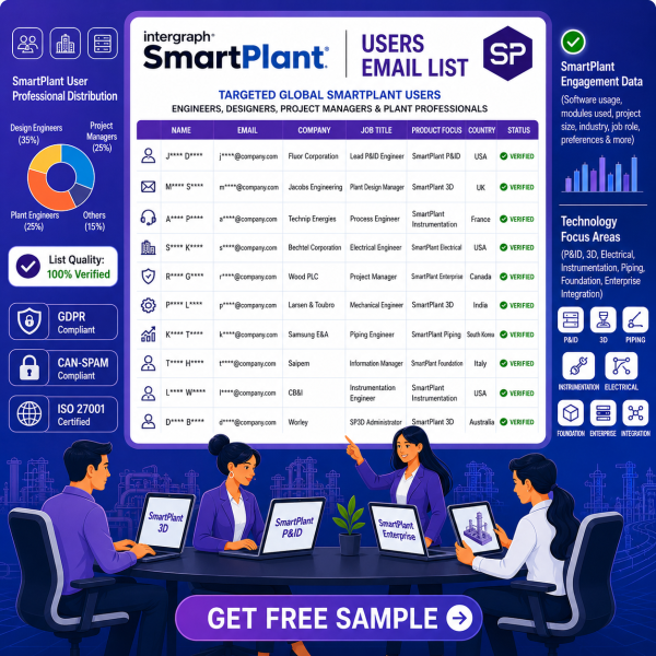 SmartPlant Users Email List