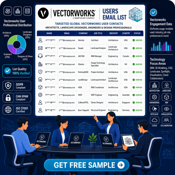 Vectorworks Users Email List